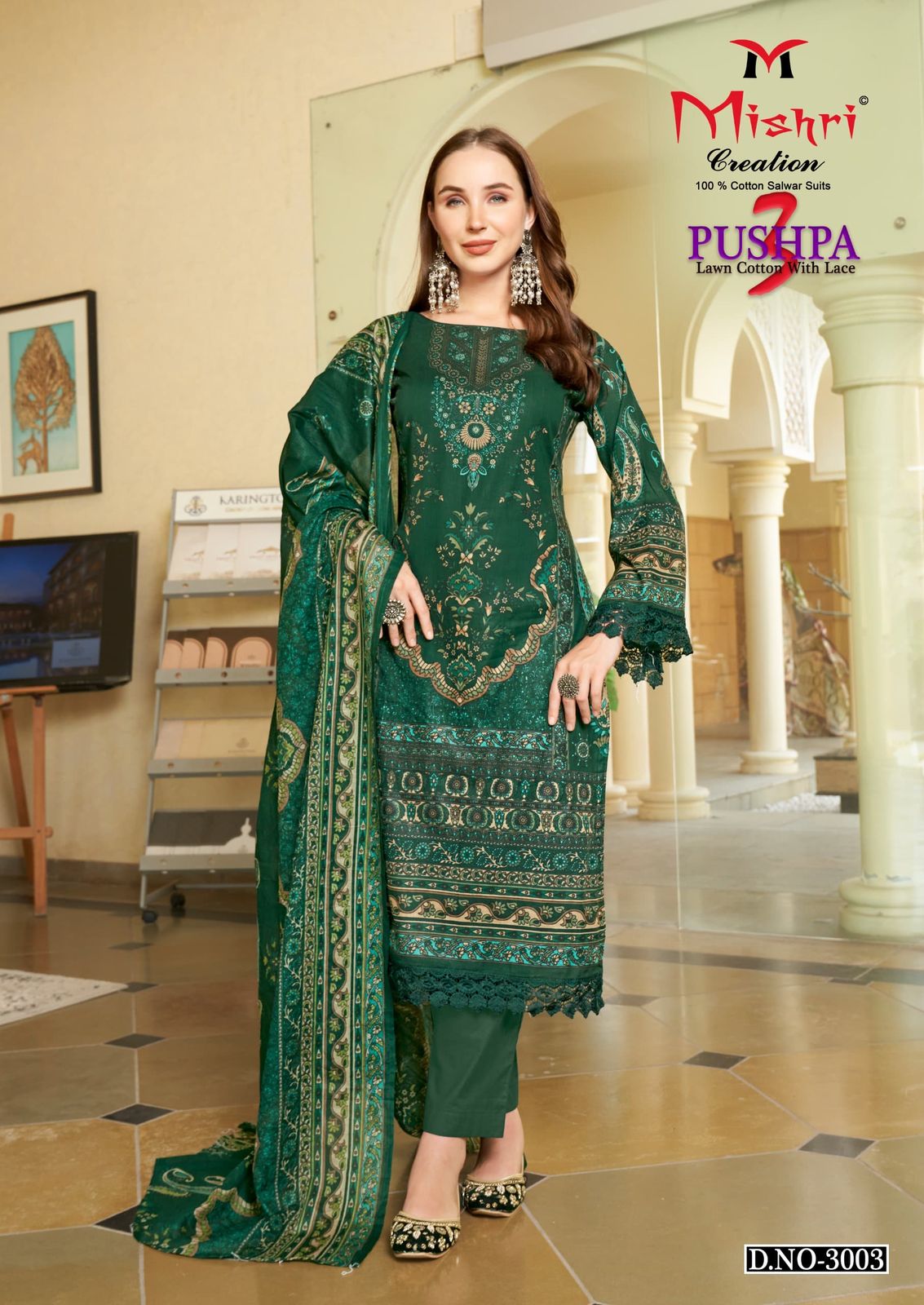 Pushpa 3 by Mishri 3 Lawn Cotton Printed Dress Material Collection